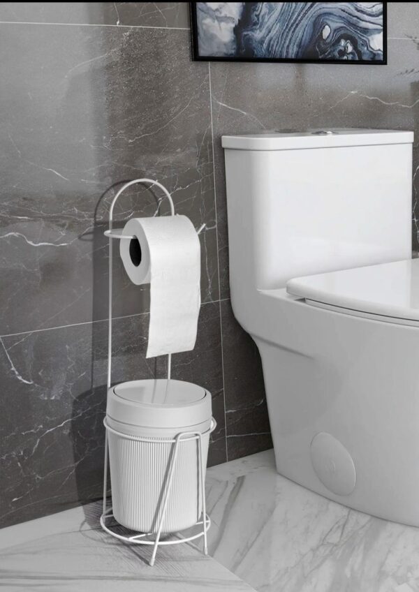 Çöp kovalı WC banyo kağıtlık