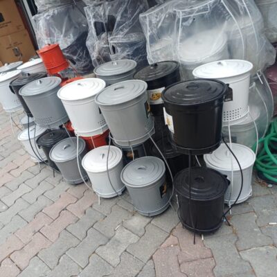 Metal İki katlı metal patates soğanlık