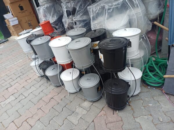 Metal İki katlı metal patates soğanlık